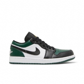 Pánské Boty Air Jordan 1 Low Zelená Bílý Černá Zlatý