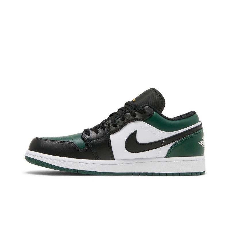 Pánské Boty Air Jordan 1 Low Zelená Bílý Černá Zlatý