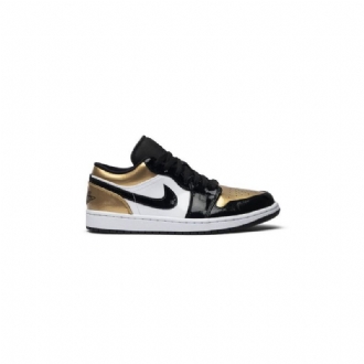 Pánské Boty Air Jordan 1 Low Zlatý Bílý Černá