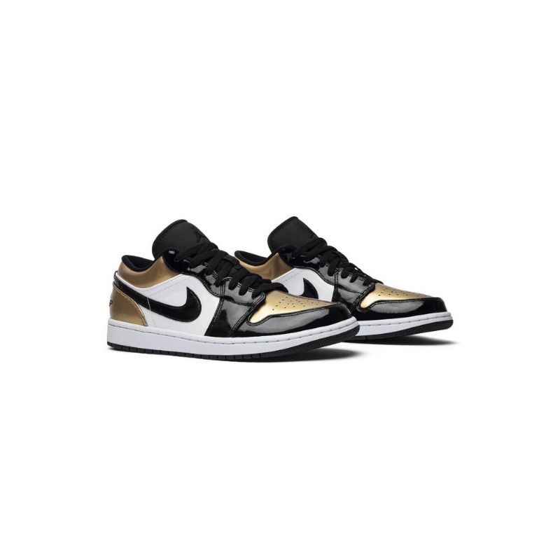Pánské Boty Air Jordan 1 Low Zlatý Bílý Černá