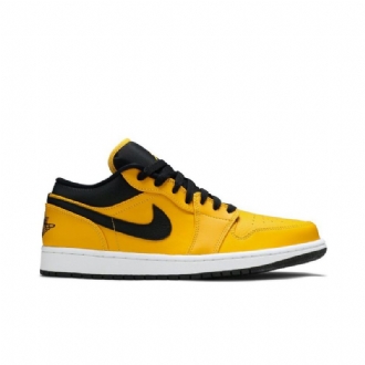 Pánské Boty Air Jordan 1 Low Zlatý Černá Bílý