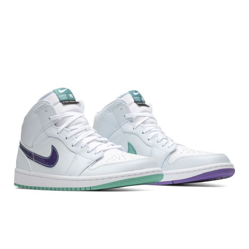 Pánské Boty Air Jordan 1 Luka Doncic Mid Se Bílý Modrý Zelená