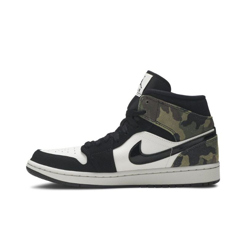 Pánské Boty Air Jordan 1 Mid Béžová Černá Zelená