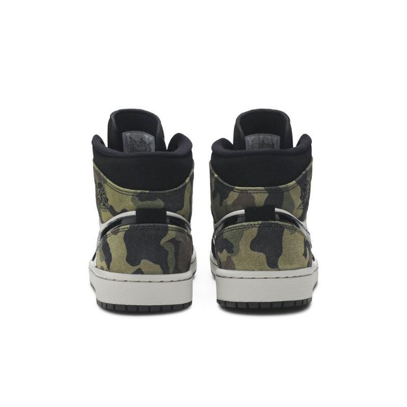 Pánské Boty Air Jordan 1 Mid Béžová Černá Zelená