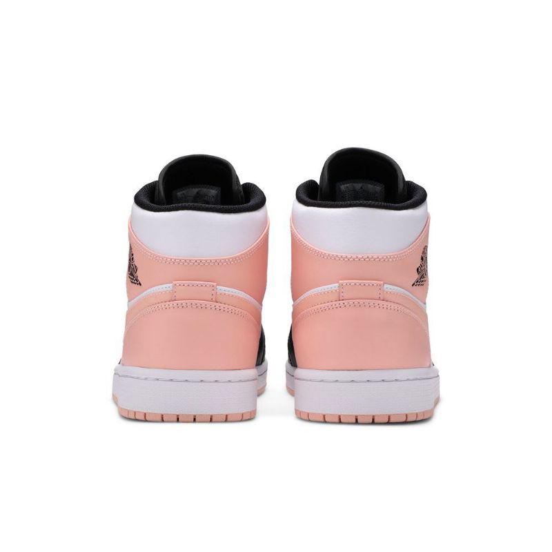Pánské Boty Air Jordan 1 Mid Bílý Černá Růžová