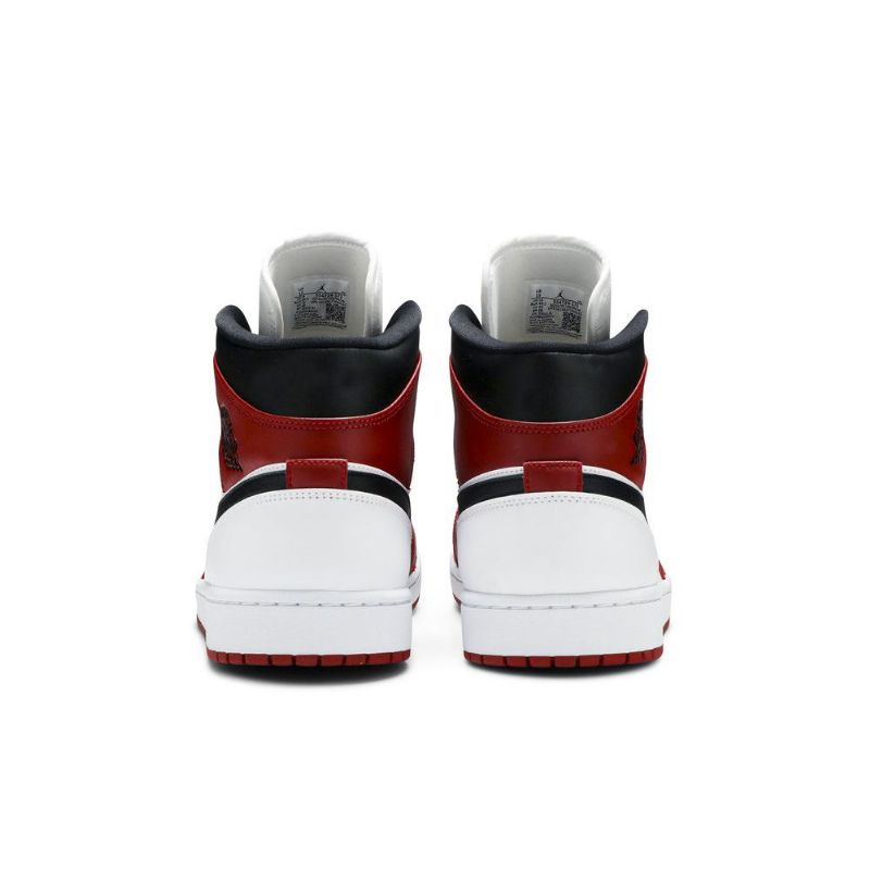 Pánské Boty Air Jordan 1 Mid Bílý Červené Černá
