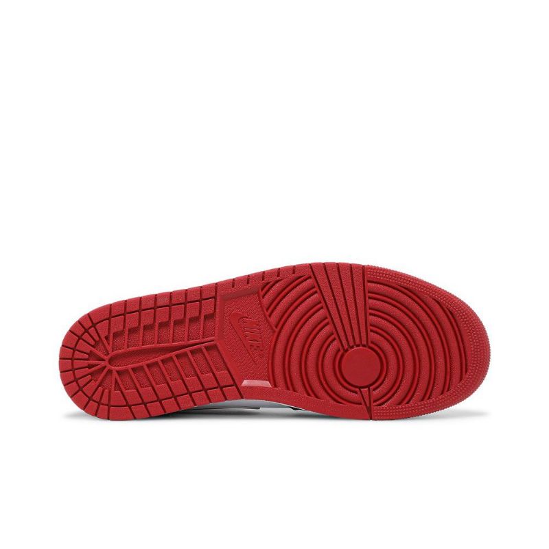 Pánské Boty Air Jordan 1 Mid Bílý Červené Černá