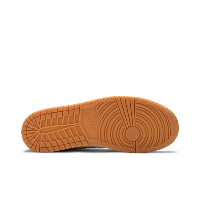 Pánské Boty Air Jordan 1 Mid Bílý Hnědý