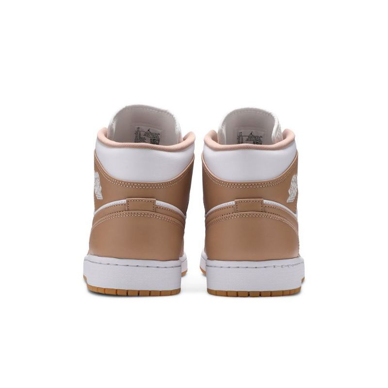 Pánské Boty Air Jordan 1 Mid Bílý Hnědý