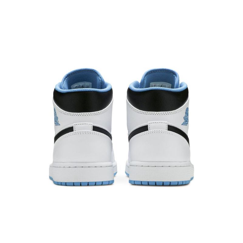 Pánské Boty Air Jordan 1 Mid Bílý Modrý Černá