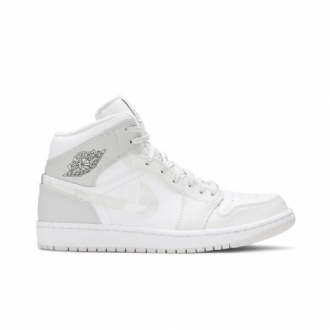 Pánské Boty Air Jordan 1 Mid Bílý Šedá