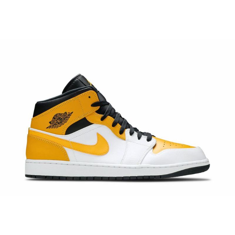 Pánské Boty Air Jordan 1 Mid Bílý Zlatý Černá