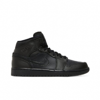 Pánské Boty Air Jordan 1 Mid Černá Bílý