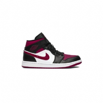 Pánské Boty Air Jordan 1 Mid Černá Bílý Červené
