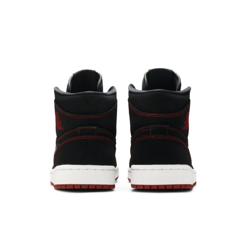 Pánské Boty Air Jordan 1 Mid Černá Bílý Červené