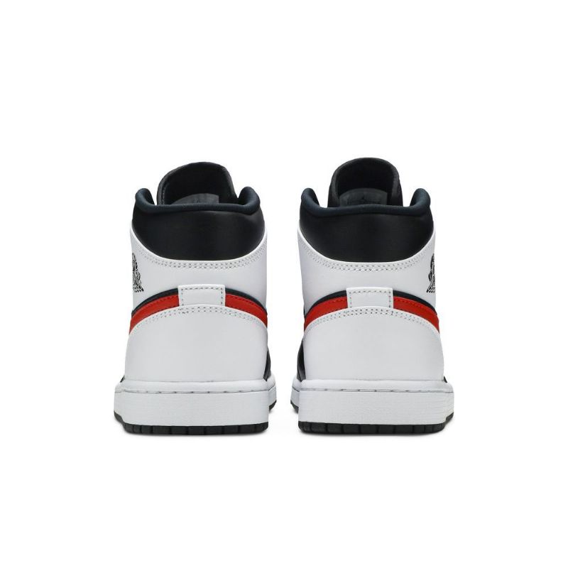 Pánské Boty Air Jordan 1 Mid Černá Bílý Červené