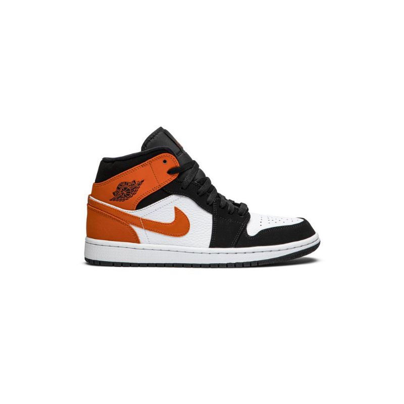 Pánské Boty Air Jordan 1 Mid Černá Hnědý Bílý