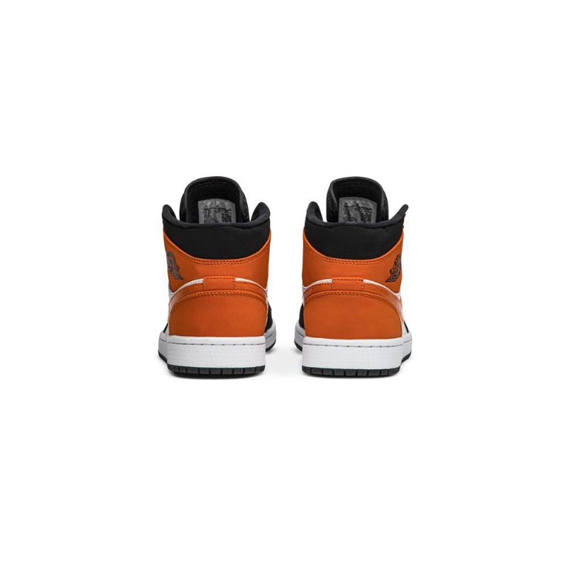 Pánské Boty Air Jordan 1 Mid Černá Hnědý Bílý