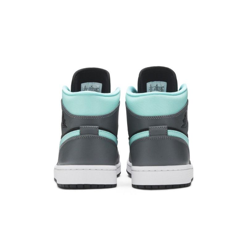 Pánské Boty Air Jordan 1 Mid Černá Modrý Šedá