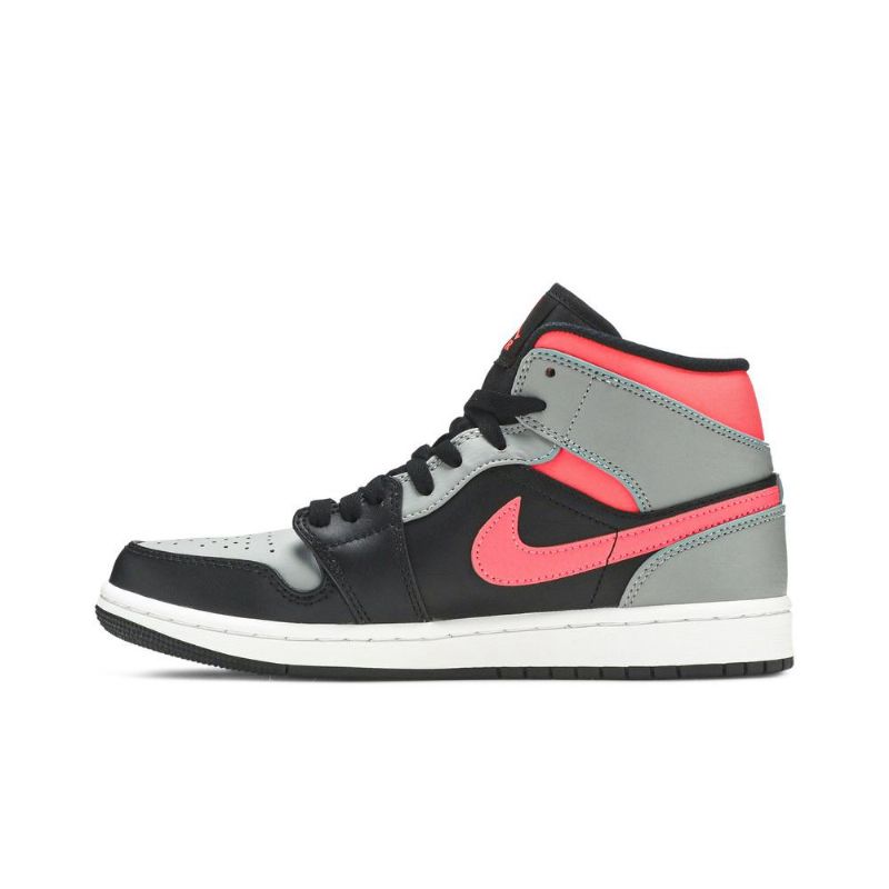 Pánské Boty Air Jordan 1 Mid Černá Růžová Bílý