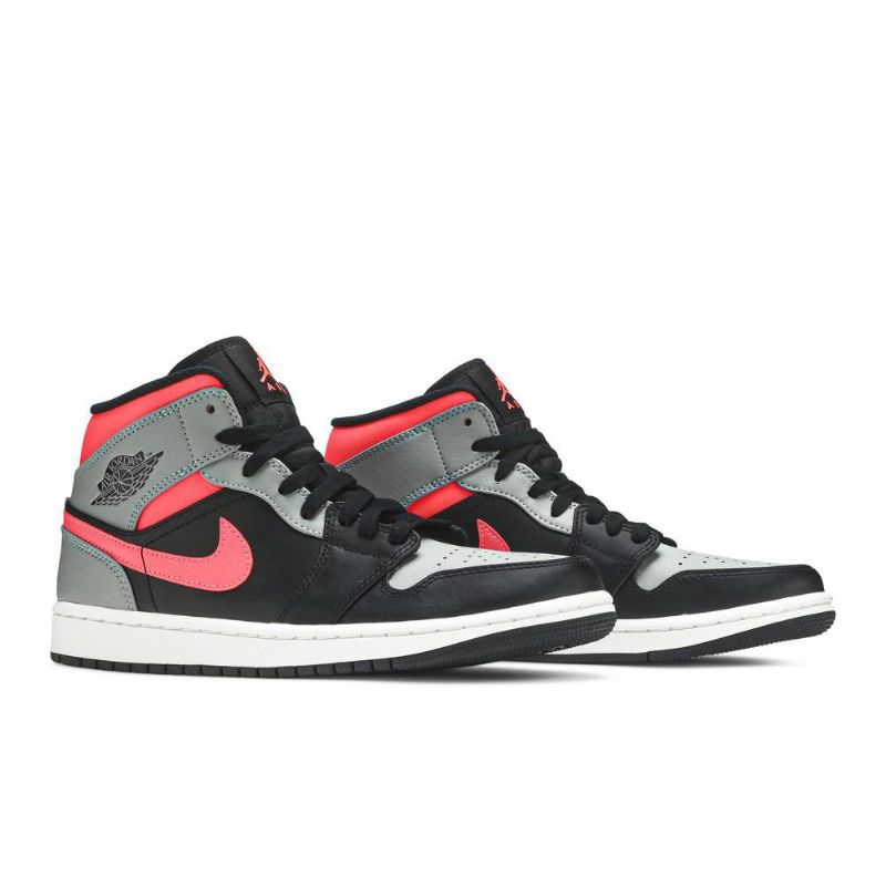 Pánské Boty Air Jordan 1 Mid Černá Růžová Bílý