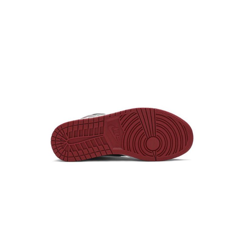 Pánské Boty Air Jordan 1 Mid Černá Stříbrný Červené