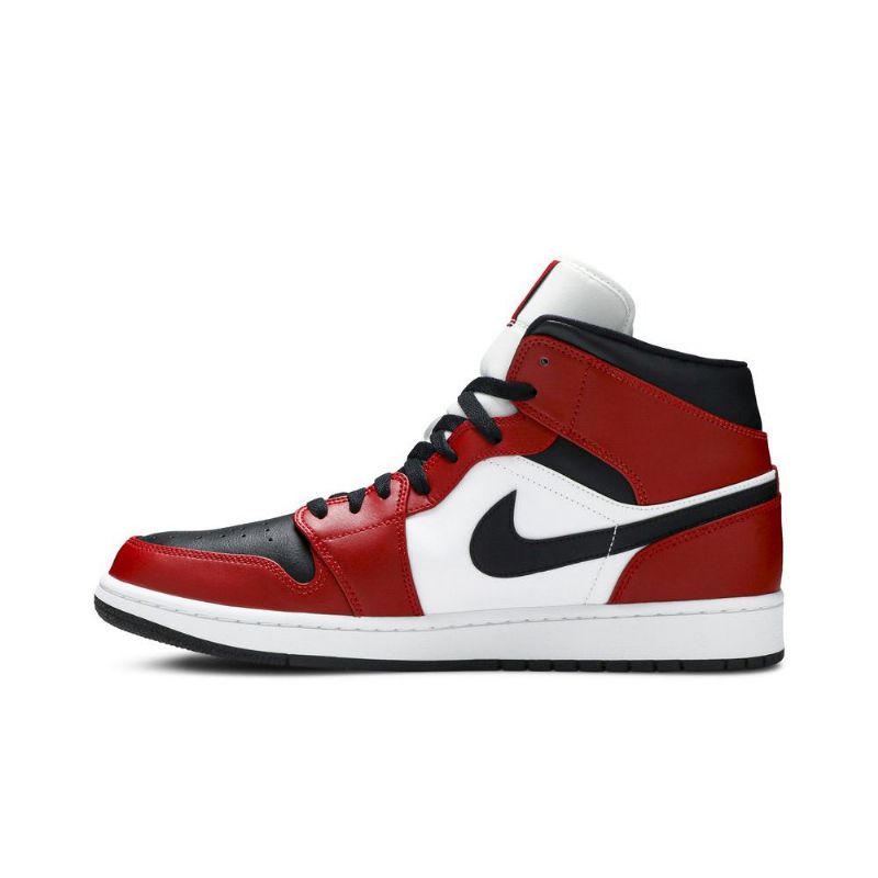 Pánské Boty Air Jordan 1 Mid Červené Bílý Černá