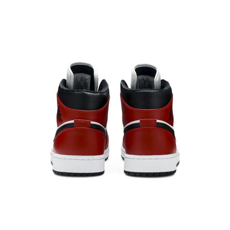 Pánské Boty Air Jordan 1 Mid Červené Bílý Černá