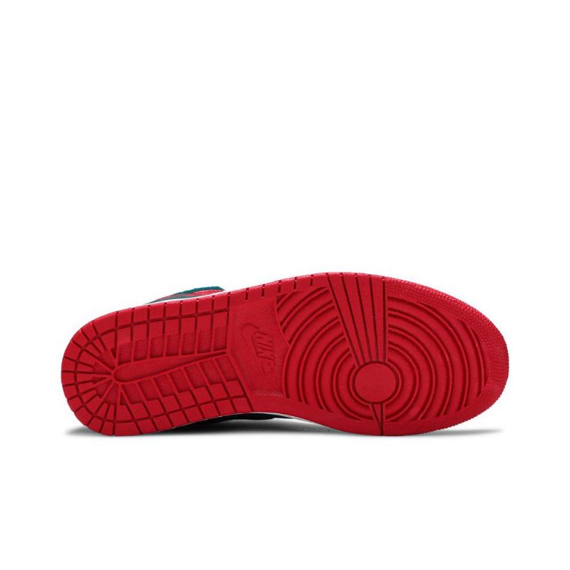 Pánské Boty Air Jordan 1 Mid Červené Modrý Černá
