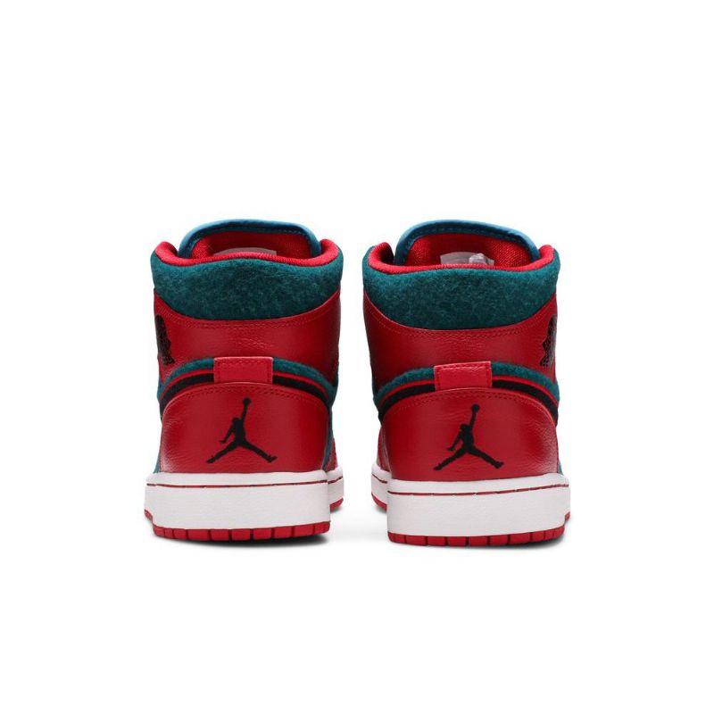 Pánské Boty Air Jordan 1 Mid Červené Modrý Černá