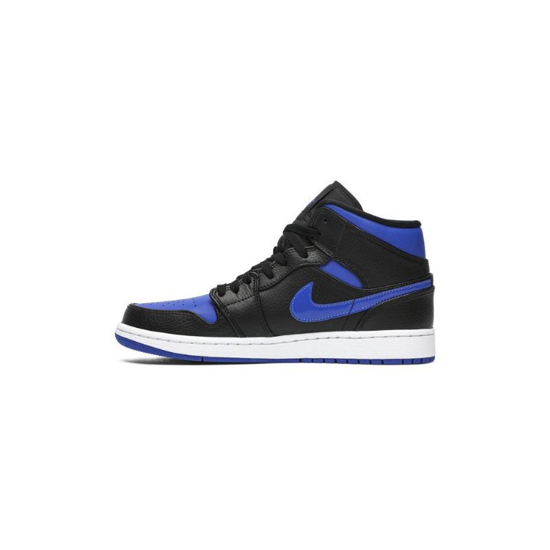 Pánské Boty Air Jordan 1 Mid Modrý Černá Bílý