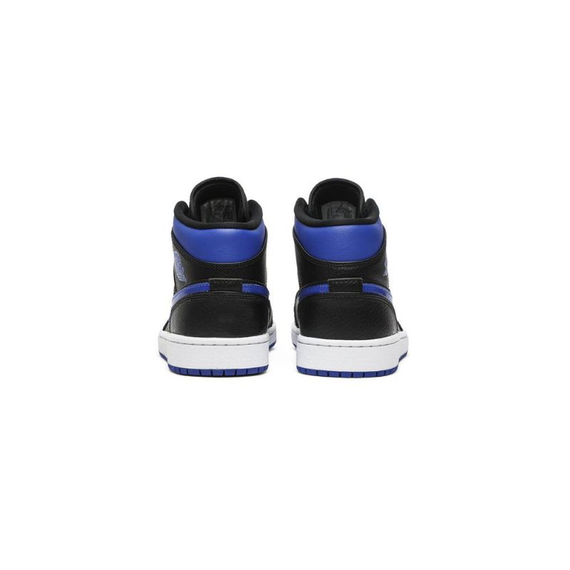 Pánské Boty Air Jordan 1 Mid Modrý Černá Bílý