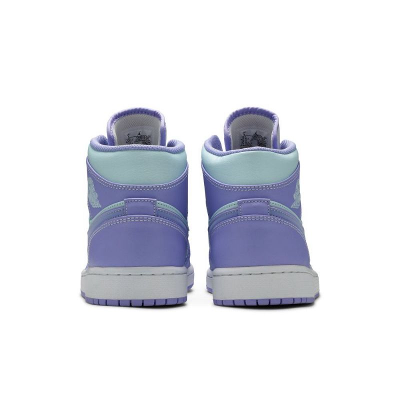 Pánské Boty Air Jordan 1 Mid Nachový Modrý Bílý