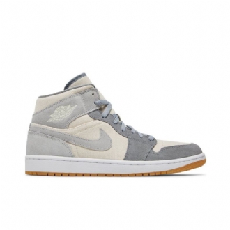 Pánské Boty Air Jordan 1 Mid Se Béžová Šedá