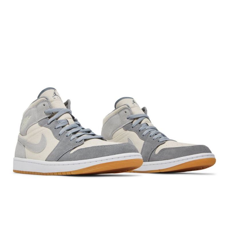 Pánské Boty Air Jordan 1 Mid Se Béžová Šedá