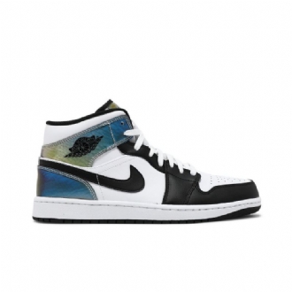 Pánské Boty Air Jordan 1 Mid Se Bílý Černá