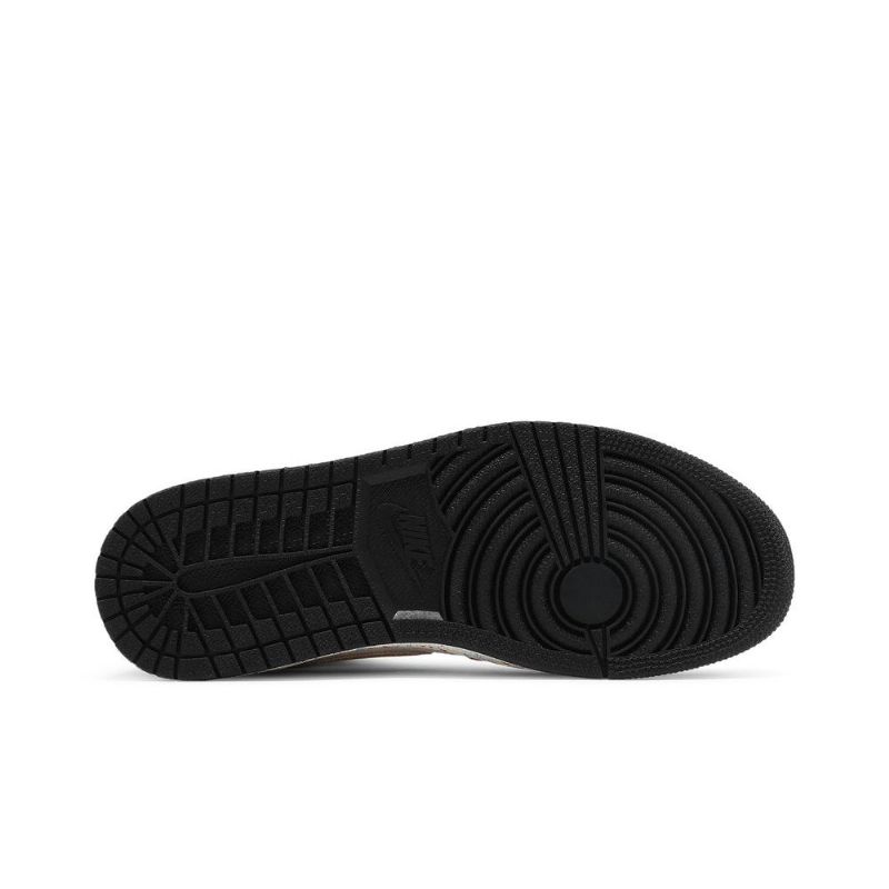 Pánské Boty Air Jordan 1 Mid Se Bílý Černá Hnědý