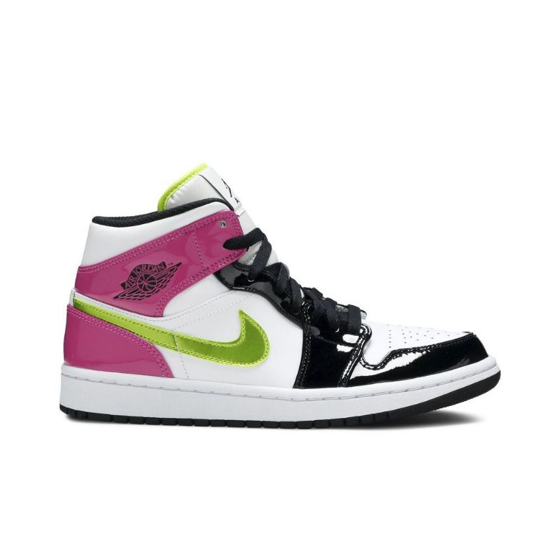 Pánské Boty Air Jordan 1 Mid Se Bílý Růžová Černá