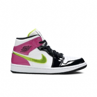 Pánské Boty Air Jordan 1 Mid Se Bílý Růžová Černá