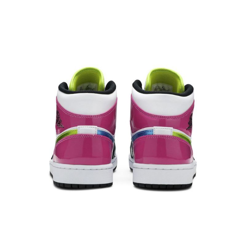 Pánské Boty Air Jordan 1 Mid Se Bílý Růžová Černá
