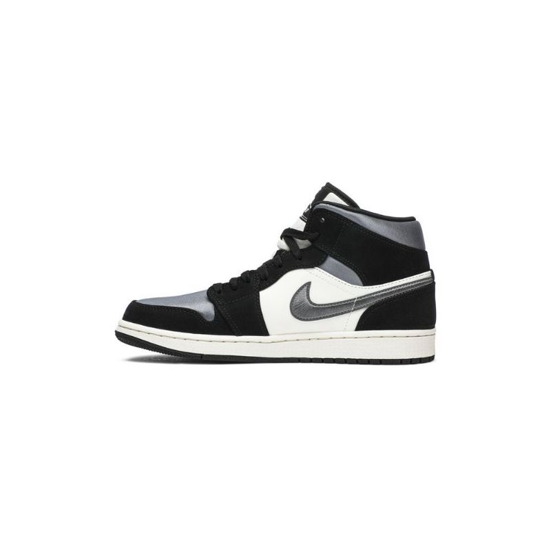Pánské Boty Air Jordan 1 Mid Se Černá Bílý Šedá