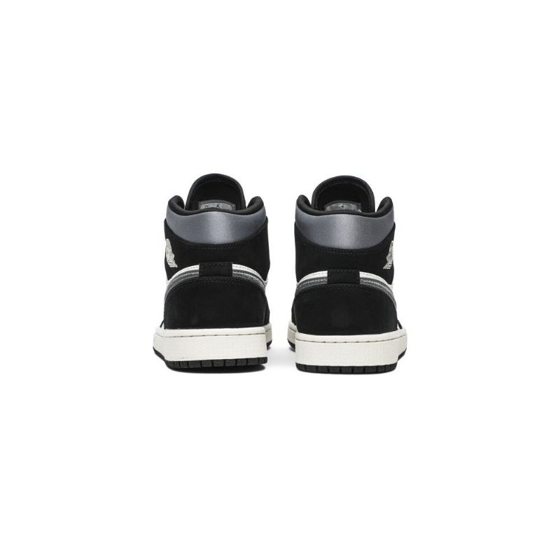 Pánské Boty Air Jordan 1 Mid Se Černá Bílý Šedá