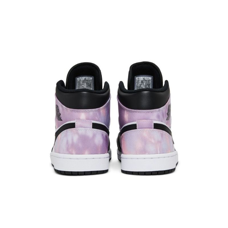 Pánské Boty Air Jordan 1 Mid Se Černá Nachový Bílý