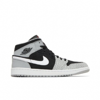 Pánské Boty Air Jordan 1 Mid Se Černá Šedá Bílý Červené