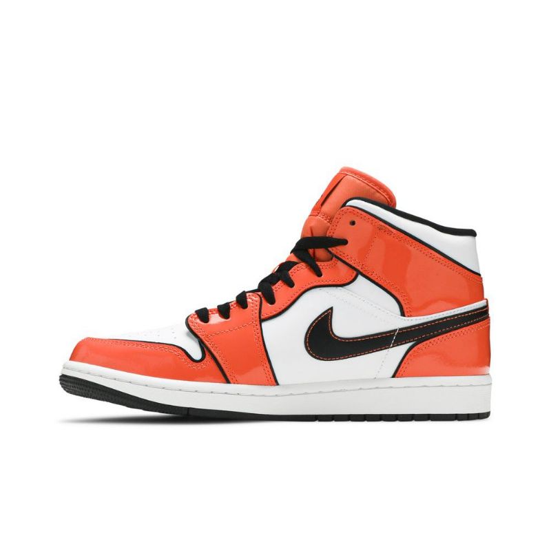 Pánské Boty Air Jordan 1 Mid Se Oranžový Bílý Černá