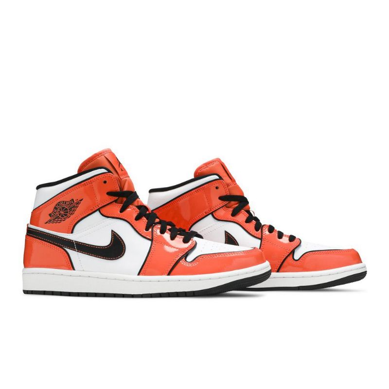 Pánské Boty Air Jordan 1 Mid Se Oranžový Bílý Černá