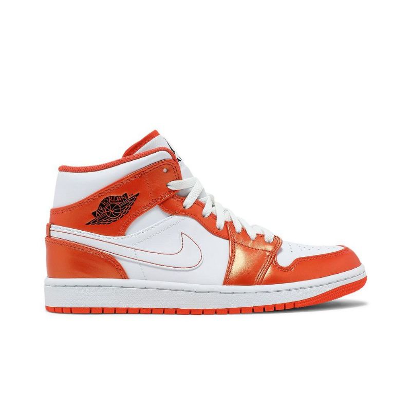 Pánské Boty Air Jordan 1 Mid Se Oranžový Bílý Černá