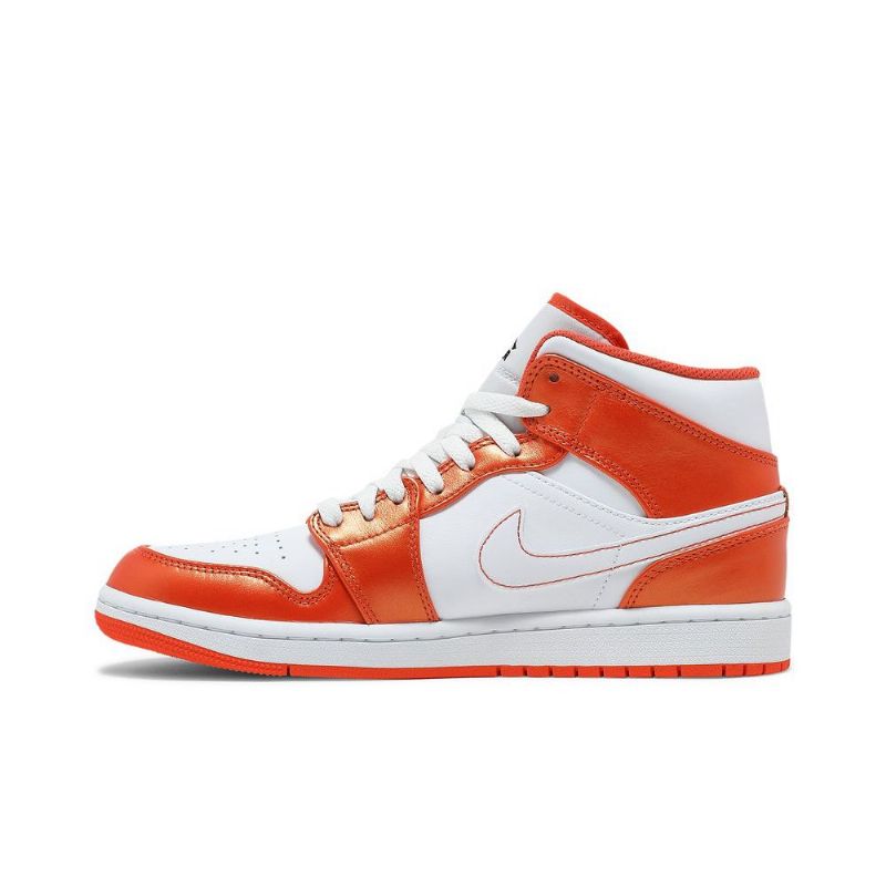 Pánské Boty Air Jordan 1 Mid Se Oranžový Bílý Černá