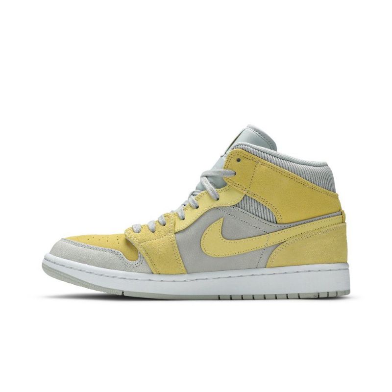 Pánské Boty Air Jordan 1 Mid Se Šedá Žlutá