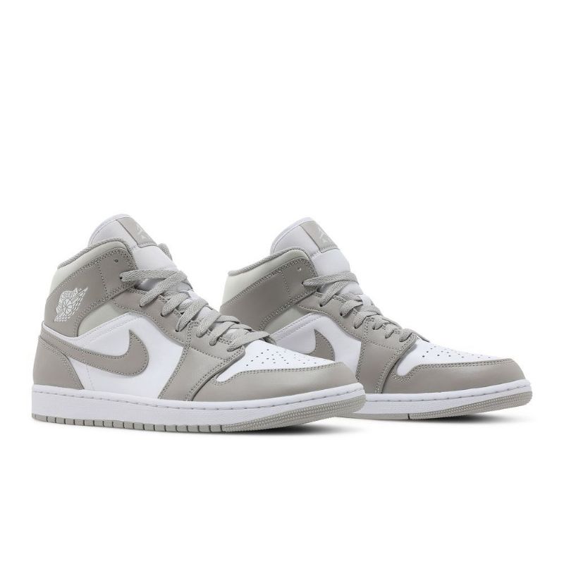 Pánské Boty Air Jordan 1 Mid Šedá Bílý